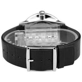 Calvin Klein Accent Black Dial Black Leather Strap Watch for Men - K2Y2X1CU Authentic Buy Shop Now