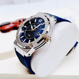 Salvatore Ferragamo F-80 Blue Dial Blue Rubber Strap Watch For Men - SFHY01122 Authentic Buy Shop Now