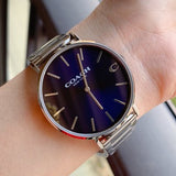 Coach Charles Blue Dial Silver Steel Strap Watch for Men - 14602429 Authentic Buy Shop Now