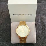 Michael Kors Jaryn Analog Quartz Gold Dial Gold Steel Strap Watch For Women - MK3500 Authentic Buy Shop Now