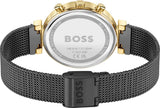 Hugo Boss Flawless Black Dial Black Mesh Bracelet Watch for Women - 1502627 Authentic Buy Shop Now