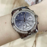 Guess Confetti Diamonds Blue Dial Silver Steel Strap Watch for Women - W0774L6 Authentic Buy Shop Now