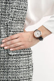 Tommy Hilfiger Claudia White Dial Black Leather Strap Watch for Women - 1781817 Authentic Buy Shop Now