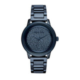 Michael Kors Kinley Blue Dial Blue Steel Strap Watch for Women - MK6246 Authentic Buy Shop Now