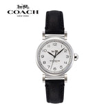 Coach Madison White Dial Black Leather Strap Watch for Women - 14502406 Authentic Buy Shop Now