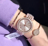 Michael Kors Darci Rose Gold Dial Two Tone Steel Strap Watch for Women - MK4327 Authentic Buy Shop Now