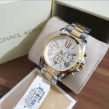 Michael Kors Bradshaw Silver Dial Two Tone Steel Strap Watch for Women - MK5627 Authentic Buy Shop Now