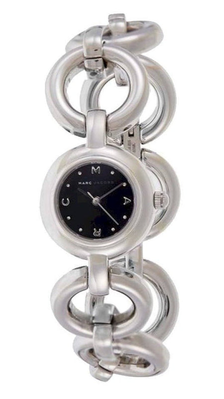 Marc Jacobs Amy Black Dial Silver Steel Strap Watch for Women - MBM3004 Authentic Buy Shop Now