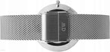Daniel Wellington Petite Sterling Quartz White Dial Silver Mesh Bracelet Watch For Men - DW00100306 Authentic Buy Shop Now
