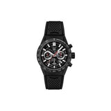 Tag Heuer Carrera Chronograph Steel & Ceramic Black Dial Black Rubber Strap Watch for Men - CBG2090.FT6145 Authentic Buy Shop Now