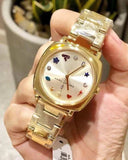 Marc Jacobs Mandy Gold Dial Gold Steel Strap Watch for Women - MJ3549 Authentic Buy Shop Now
