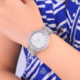 Michael Kors Kerry Crystal Pave Silver Dial Silver Steel Strap Watch For Women - MK3359 Authentic Buy Shop Now