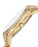 Michael Kors Sage Analog White Dial Gold Steel Strap Watch for Women - MK4822 Authentic Buy Shop Now