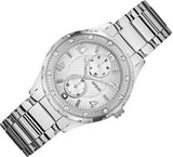 Guess Siren White Dial Silver Steel Strap Watch for Women - W0442L1 Authentic Buy Shop Now