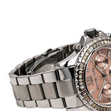 Michael Kors Everest Chronograph Gold Dial Silver Steel Strap Watch For Women - MK5870 Authentic Buy Shop Now