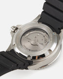 Emporio Armani Sea Explorer Automatic Black Dial Black Silicone Strap Watch For Men - AR60078 Authentic Buy Shop Now