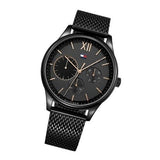 Tommy Hilfiger Damon Quartz Black Dial Black Mesh Bracelet Watch for Men - 1791420 Authentic Buy Shop Now