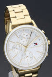Tommy Hilfiger Carly White Dial Gold Steel Strap Watch for Women - 1781786 Authentic Buy Shop Now