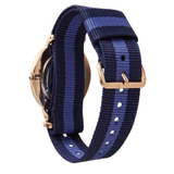 Daniel Wellington Classic Swansea White Dial Two Tone Nylon Strap Watch For Women - 0504DW Authentic Buy Shop Now