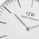 Daniel Wellington Classic Cambridge White Dial Two Tone Nylon Strap Watch For Men - DW00100017 Authentic Buy Shop Now