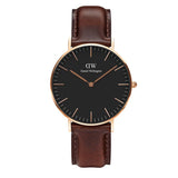 Daniel Wellington Classic Bristol Black Dial Brown Leather Strap Watch for Men - DW00100137 Authentic Buy Shop Now