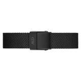 Daniel Wellington Petite Ashfield Black Dial Black Mesh Strap Watch For Women - DW00100245 Authentic Buy Shop Now