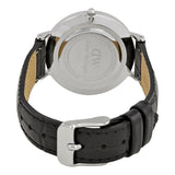 Daniel Wellington Classic Petite Reading Black Dial Black Leather Strap Watch For Women - DW00100179 Authentic Buy Shop Now