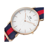 Daniel Wellington Classic Oxford White Dial Two Tone NATO Strap Watch For Women - DW00100029 Authentic Buy Shop Now