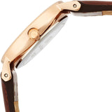 Daniel Wellington Classy St Mawes White Dial Brown Leather Strap Watch For Women - DW00100059 Authentic Buy Shop Now
