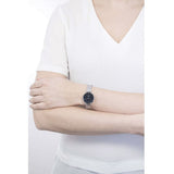 Daniel Wellington Petite Sterling Black Dial Silver Mesh Bracelet Watch For Women - DW00100218 Authentic Buy Shop Now