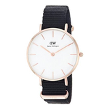 Daniel Wellington Classic Petite Cornwall White Dial Green NATO Strap Watch For Women - DW00100253 Authentic Buy Shop Now