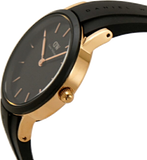 Daniel Wellington Iconic Motion Black Dial Black Rubber Strap Watch For Men - DW00100425 Authentic Buy Shop Now