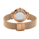 Daniel Wellington Petite Melrose Black Dial Rose Gold Mesh Strap Watch For Women - DW00100303 Authentic Buy Shop Now