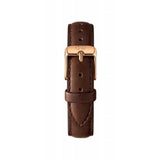 Daniel Wellington Classic Petite Bristol Black Dial Brown Leather Strap Watch For Women - DW00100165 Authentic Buy Shop Now