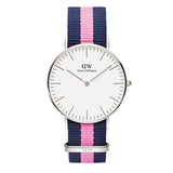 Daniel Wellington Classic Winchester White Dial Two Tone Nylon Strap Watch For Women - DW00100049 Authentic Buy Shop Now