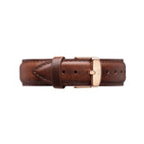 Daniel Wellington Classic Bristol White Dial Brown Leather Strap Watch For Women - DW00100039 Authentic Buy Shop Now