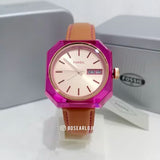Fossil Candy White Dial Brown Leather Strap Watch for Women - ES3539 Authentic Buy Shop Now
