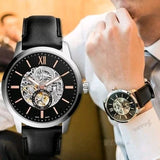 Fossil Townsman Skeleton Black Dial Black Leather Strap Watch for Men - ME3153 Authentic Buy Shop Now