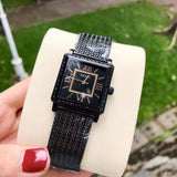 Guess Highline Black Dial Black Mesh Bracelet Watch for Women - W0826L4 Authentic Buy Shop Now