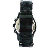 Armani Exchange Chronograph Black Dial Black Steel Strap Watch for Men - AX1058 Authentic Buy Shop Now