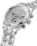 Guess Continental Silver Dial Silver Steel Strap Watch for Men - GW0261G1 Authentic Buy Shop Now
