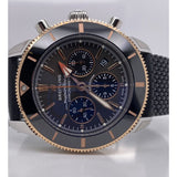 Breitling Superocean Heritage B01 Chronograph 44 Black Dial Black Mesh Bracelet Watch for Men - UB01621A1M1S1 Authentic Buy Shop Now