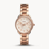 Fossil Tailor Rose Gold Dial Rose Gold Steel Strap Watch for Women - ES4264 Authentic Buy Shop Now