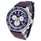 Tag Heuer Formula 1 Redbull Edition Chronograph Blue Dial Blue NATO Strap Watch for Men - CAZ1018.FC8213 Authentic Buy Shop Now