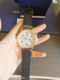 Tommy Hilfiger Jake Multifunction White Dial Black Leather Strap Watch for Men - 1791236 Authentic Buy Shop Now