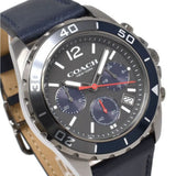 Coach Kent Grey Dial Blue Leather Strap Watch for Men - 14602558 Authentic Buy Shop Now