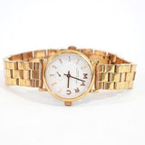 Marc Jacobs Baker White Dial Rose Gold Steel Strap Watch for Women - MBM3248 Authentic Buy Shop Now