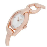 Gucci Horsebit Collection Diamonds Mother of Pearl Dial Rose Gold Steel Strap Watch For Women - YA139508 Authentic Buy Shop Now