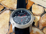 Burberry Endurance Sport Chronograph Black Dial Black Rubber Strap Watch for Men - BU7700 Authentic Buy Shop Now