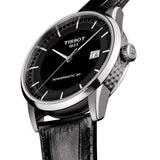 Tissot T Classic Luxury Black Dial Black Leather Strap Watch For Men - T086.407.16.051.00 Authentic Buy Shop Now